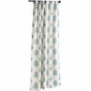 Pier 1 Curtain Panels (2) - Paisley Teal Blue